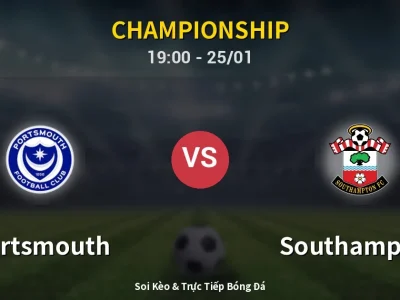 Kết Quả: Portsmouth 1-1 Southampton – Highlight & Bàn Thắng | Championship