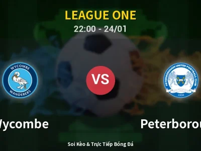 Soi Kèo Wycombe vs Peterborough – 22:00 24/01 | Nhận Định, Dự Đoán Tỷ Số