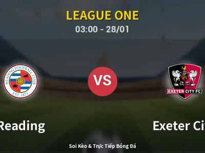 Kết Quả: Reading 2-2 Exeter City – Highlight & Bàn Thắng | League One