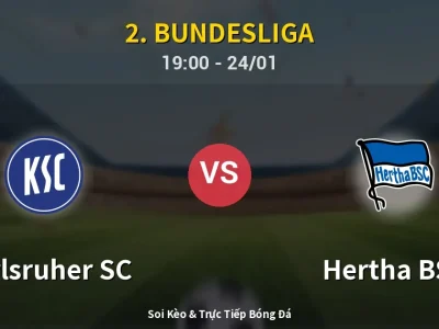 🔴 Trực Tiếp: Karlsruher SC 0-0 Hertha BSC – Link Xem 2. Bundesliga (Full HD)