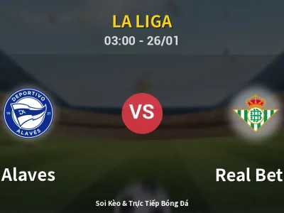 Kết Quả: Alaves 2-1 Real Betis – Highlight & Bàn Thắng | La Liga