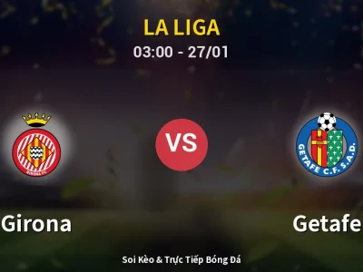 Kết Quả: Girona 1-1 Getafe – Highlight & Bàn Thắng | La Liga