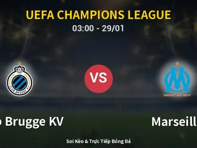 Kết Quả: Club Brugge KV 3-0 Marseille – Highlight & Bàn Thắng | UEFA Champions League