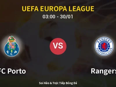 Kết Quả: FC Porto 3-1 Rangers – Highlight & Bàn Thắng | UEFA Europa League