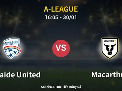 Kết Quả: Adelaide United 1-1 Macarthur – Highlight & Bàn Thắng | A-League