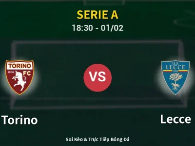 Kết Quả: Torino 1-0 Lecce – Highlight & Bàn Thắng | Serie A