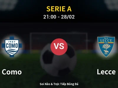 Soi Kèo Como vs Lecce – 21:00 28/02 | Nhận Định, Dự Đoán Tỷ Số