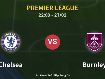 🔴 Trực Tiếp: Chelsea 1-0 Burnley – Link Xem Premier League (Full HD)