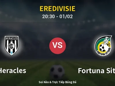 🔴 Trực Tiếp: Heracles 0-0 Fortuna Sittard – Link Xem Eredivisie (Full HD)