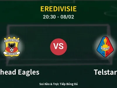 🔴 Trực Tiếp: GO Ahead Eagles 0-0 Telstar – Link Xem Eredivisie (Full HD)