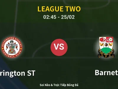 Kết Quả: Accrington ST 0-1 Barnet – Highlight & Bàn Thắng | League Two