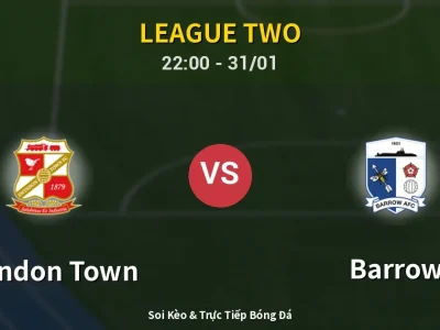 Soi Kèo Swindon Town vs Barrow – 22:00 31/01 | Nhận Định, Dự Đoán Tỷ Số