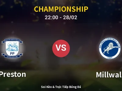 Soi Kèo Preston vs Millwall – 22:00 28/02 | Nhận Định, Dự Đoán Tỷ Số