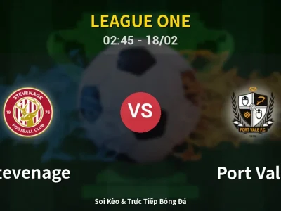 Kết Quả: Stevenage 2-1 Port Vale – Highlight & Bàn Thắng | League One