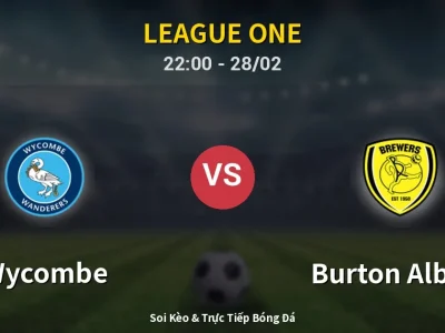 Soi Kèo Wycombe vs Burton Albion – 22:00 28/02 | Nhận Định, Dự Đoán Tỷ Số