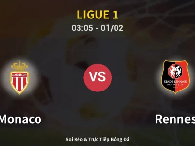 Kết Quả: Monaco 4-0 Rennes – Highlight & Bàn Thắng | Ligue 1