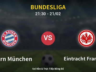 🔴 Trực Tiếp: Bayern München 2-0 Eintracht Frankfurt – Link Xem Bundesliga (Full HD)