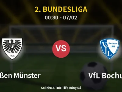 Kết Quả: Preußen Münster 1-1 VfL Bochum – Highlight & Bàn Thắng | 2. Bundesliga