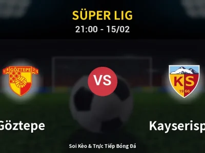 🔴 Trực Tiếp: Göztepe 0-0 Kayserispor – Link Xem Süper Lig (Full HD)