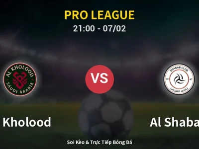 Soi Kèo Al Kholood vs Al Shabab – 21:00 07/02 | Nhận Định, Dự Đoán Tỷ Số