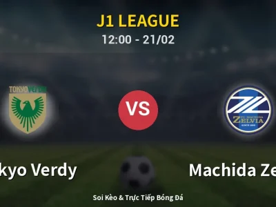 Kết Quả: Tokyo Verdy 2-2 Machida Zelvia – Highlight & Bàn Thắng | J1 League