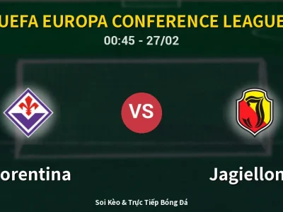 Kết Quả: Fiorentina 2-4 Jagiellonia – Highlight & Bàn Thắng | UEFA Europa Conference League