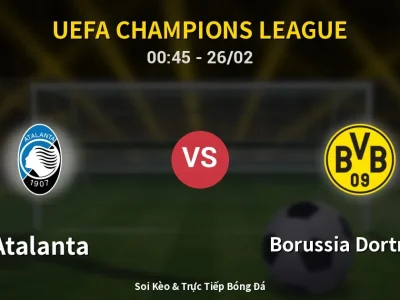 Kết Quả: Atalanta 4-1 Borussia Dortmund – Highlight & Bàn Thắng | UEFA Champions League