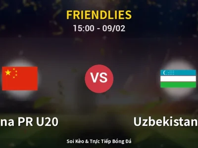 Kết Quả: China PR U20 1-1 Uzbekistan U20 – Highlight & Bàn Thắng | Friendlies