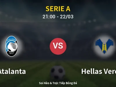 🔴 Trực Tiếp: Atalanta 0-0 Hellas Verona – Link Xem Serie A (Full HD)