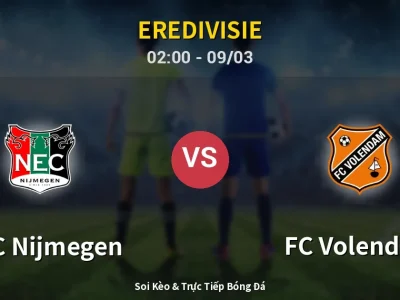 Kết Quả: NEC Nijmegen 3-0 FC Volendam – Highlight & Bàn Thắng | Eredivisie