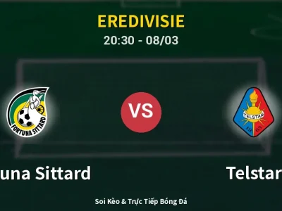 🔴 Trực Tiếp: Fortuna Sittard 1-2 Telstar – Link Xem Eredivisie (Full HD)