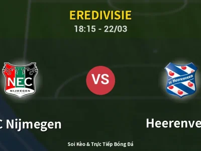 Kết Quả: NEC Nijmegen 2-2 Heerenveen – Highlight & Bàn Thắng | Eredivisie