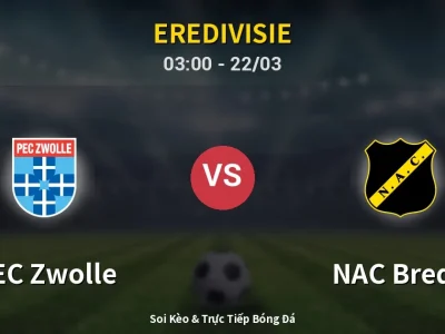 Kết Quả: PEC Zwolle 2-1 NAC Breda – Highlight & Bàn Thắng | Eredivisie