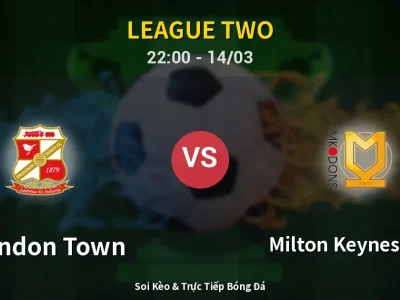 🔴 Trực Tiếp: Swindon Town 0-0 Milton Keynes Dons – Link Xem League Two (Full HD)