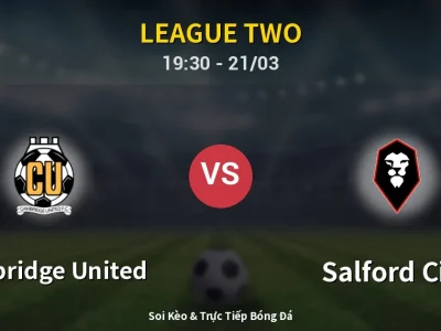 🔴 Trực Tiếp: Cambridge United 1-0 Salford City – Link Xem League Two (Full HD)