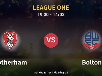 Kết Quả: Rotherham 2-2 Bolton – Highlight & Bàn Thắng | League One