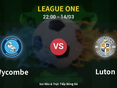 🔴 Trực Tiếp: Wycombe 0-1 Luton – Link Xem League One (Full HD)
