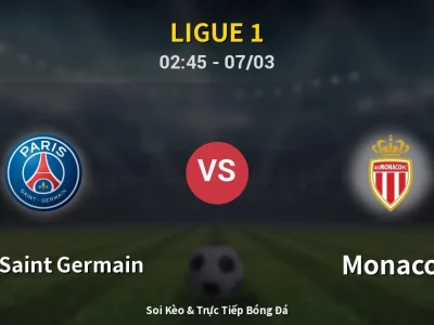 Kết Quả: Paris Saint Germain 1-3 Monaco – Highlight & Bàn Thắng | Ligue 1