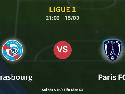 Soi Kèo Strasbourg vs Paris FC – 21:00 15/03 | Nhận Định, Dự Đoán Tỷ Số