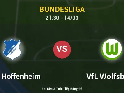 🔴 Trực Tiếp: 1899 Hoffenheim 0-0 VfL Wolfsburg – Link Xem Bundesliga (Full HD)
