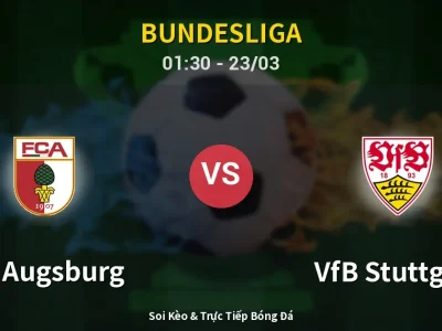 Kết Quả: FC Augsburg 2-5 VfB Stuttgart – Highlight & Bàn Thắng | Bundesliga