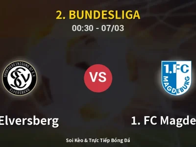 Kết Quả: SV Elversberg 1-0 1. FC Magdeburg – Highlight & Bàn Thắng | 2. Bundesliga