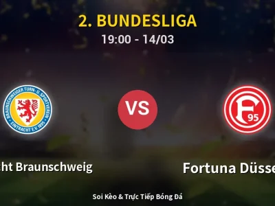 Kết Quả: Eintracht Braunschweig 1-0 Fortuna Düsseldorf – Highlight & Bàn Thắng | 2. Bundesliga