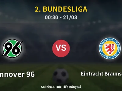 🔴 Trực Tiếp: Hannover 96 1-0 Eintracht Braunschweig – Link Xem 2. Bundesliga (Full HD)