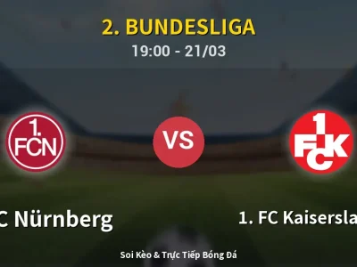Kết Quả: 1. FC Nürnberg 3-0 1. FC Kaiserslautern – Highlight & Bàn Thắng | 2. Bundesliga