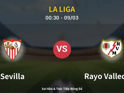 Kết Quả: Sevilla 1-1 Rayo Vallecano – Highlight & Bàn Thắng | La Liga