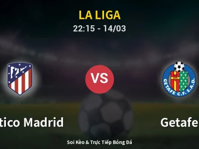 🔴 Trực Tiếp: Atletico Madrid 1-0 Getafe – Link Xem La Liga (Full HD)