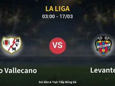Kết Quả: Rayo Vallecano 1-1 Levante – Highlight & Bàn Thắng | La Liga