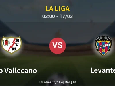 Kết Quả: Rayo Vallecano 1-1 Levante – Highlight & Bàn Thắng | La Liga