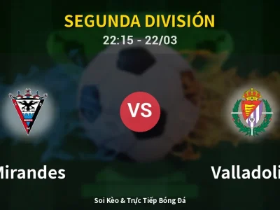 Soi Kèo Mirandes vs Valladolid – 22:15 22/03 | Nhận Định, Dự Đoán Tỷ Số